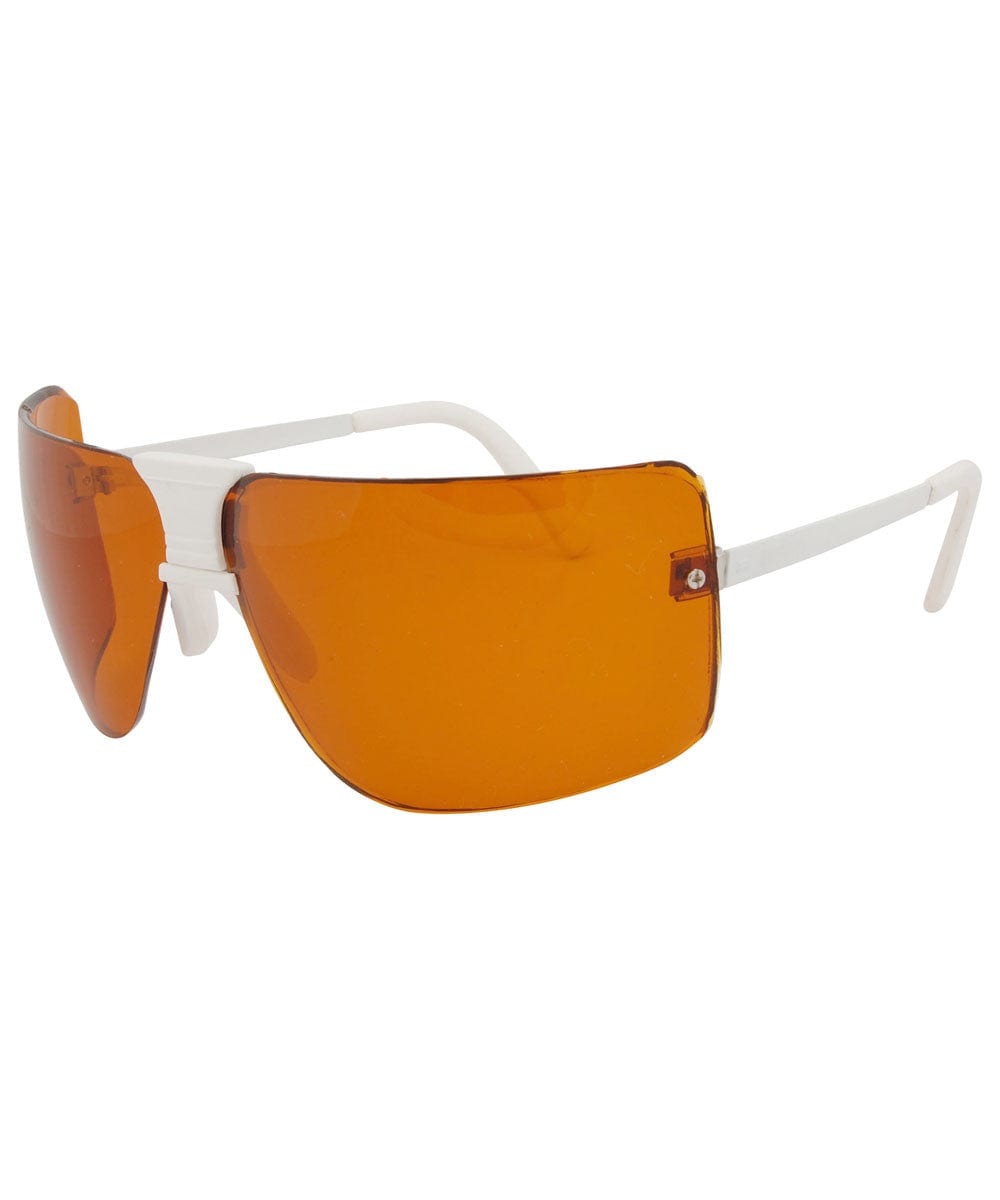la woman amber sunglasses