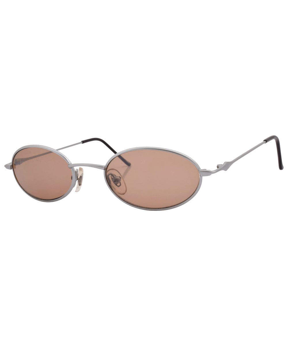 lexicon silver brown sunglasses