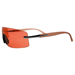 LIMEADE Rimless Shield Sunglasses-Giant Vintage Eyewear