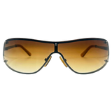 LITHIUM Futuristic Sunglasses *As Seen On: Jordyn Woods*Amber-Giant Vintage Eyewear