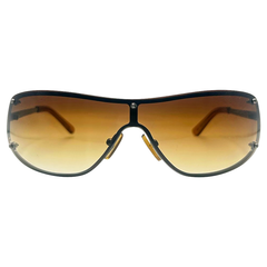 LITHIUM Futuristic Sunglasses *As Seen On: Jordyn Woods*Amber-Giant Vintage Eyewear