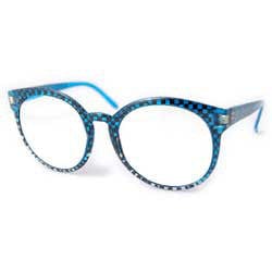 lotte blue clear sunglasses