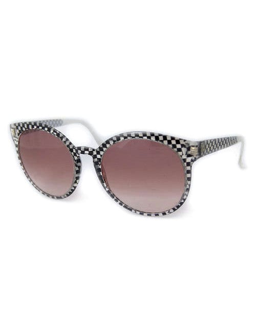 lotte crystal black gradient sunglasses