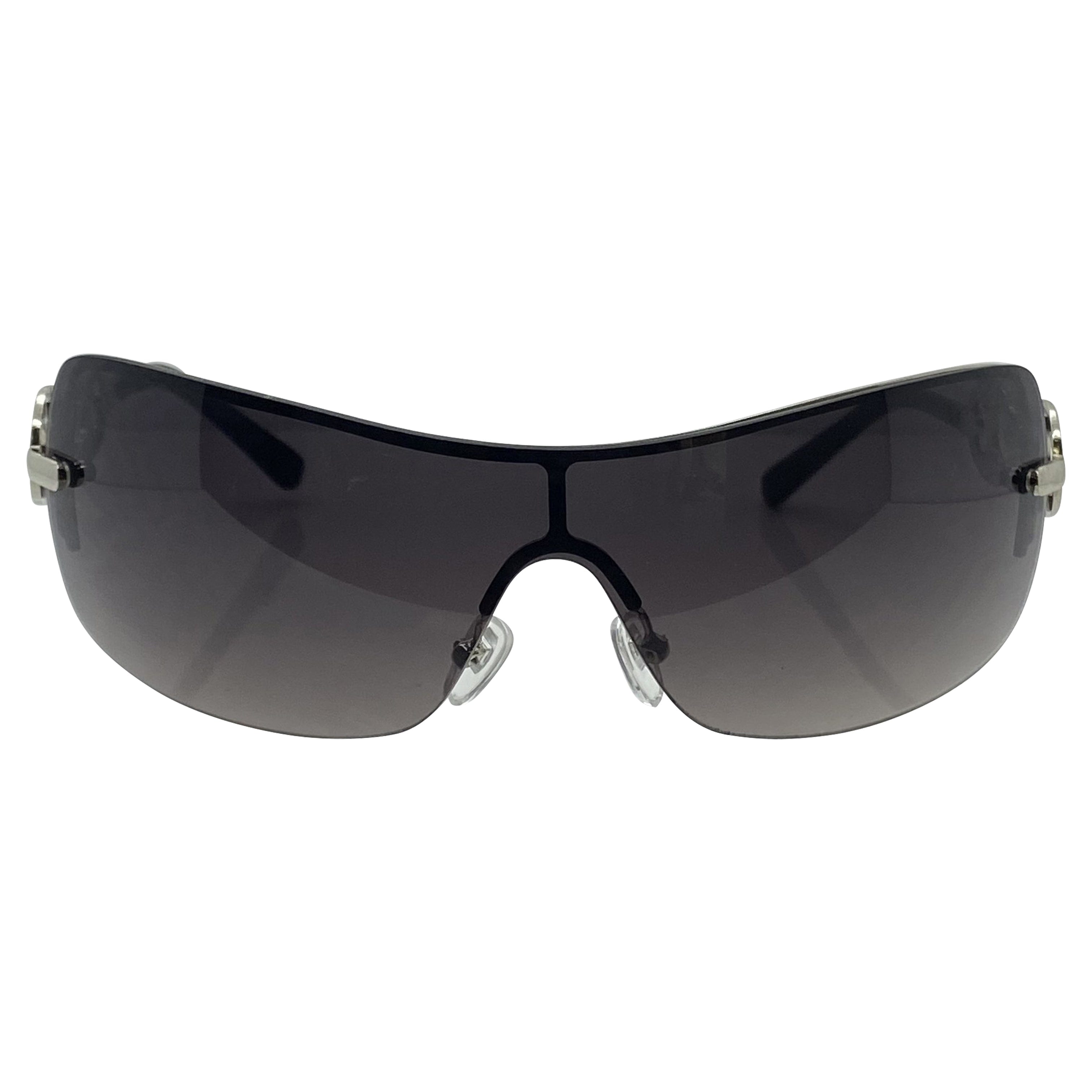 LOYALTY Silver/Smoke Rimless Sunglasses