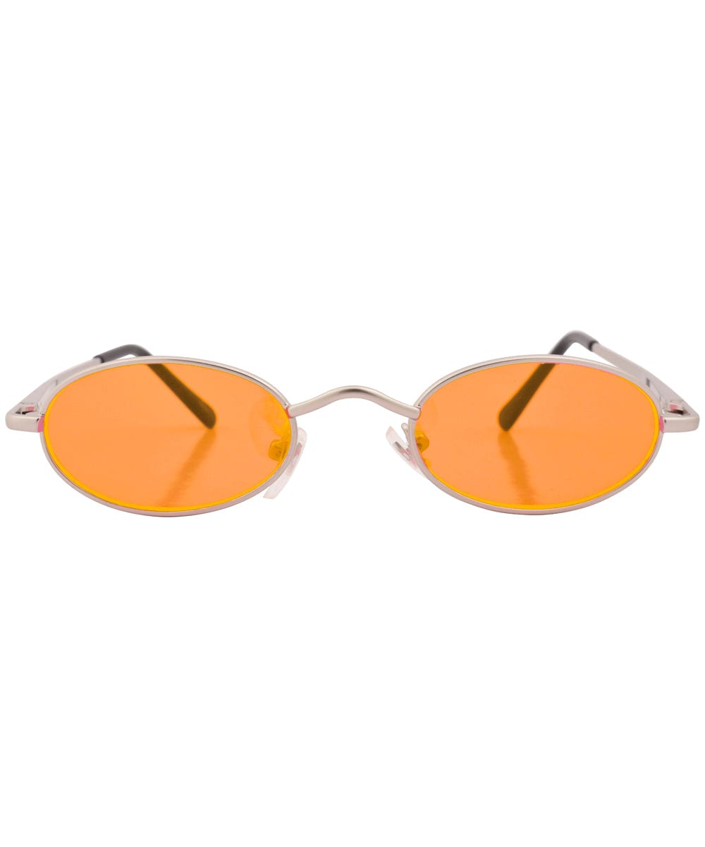 lozenge orange sunglasses