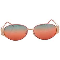 lchaim aqua orange gold sunglasses