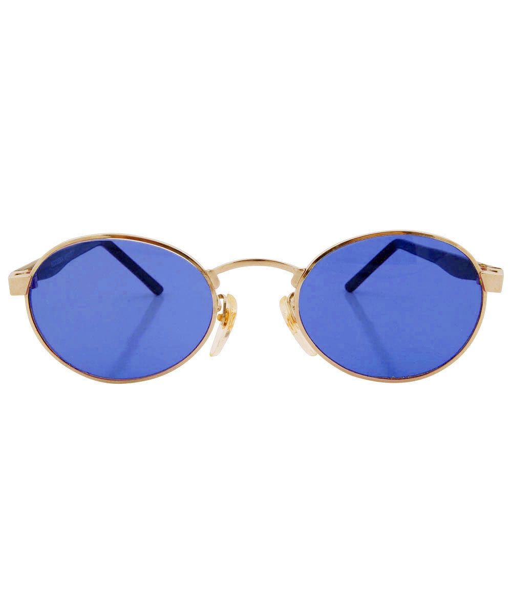 mally blue gold sunglasses