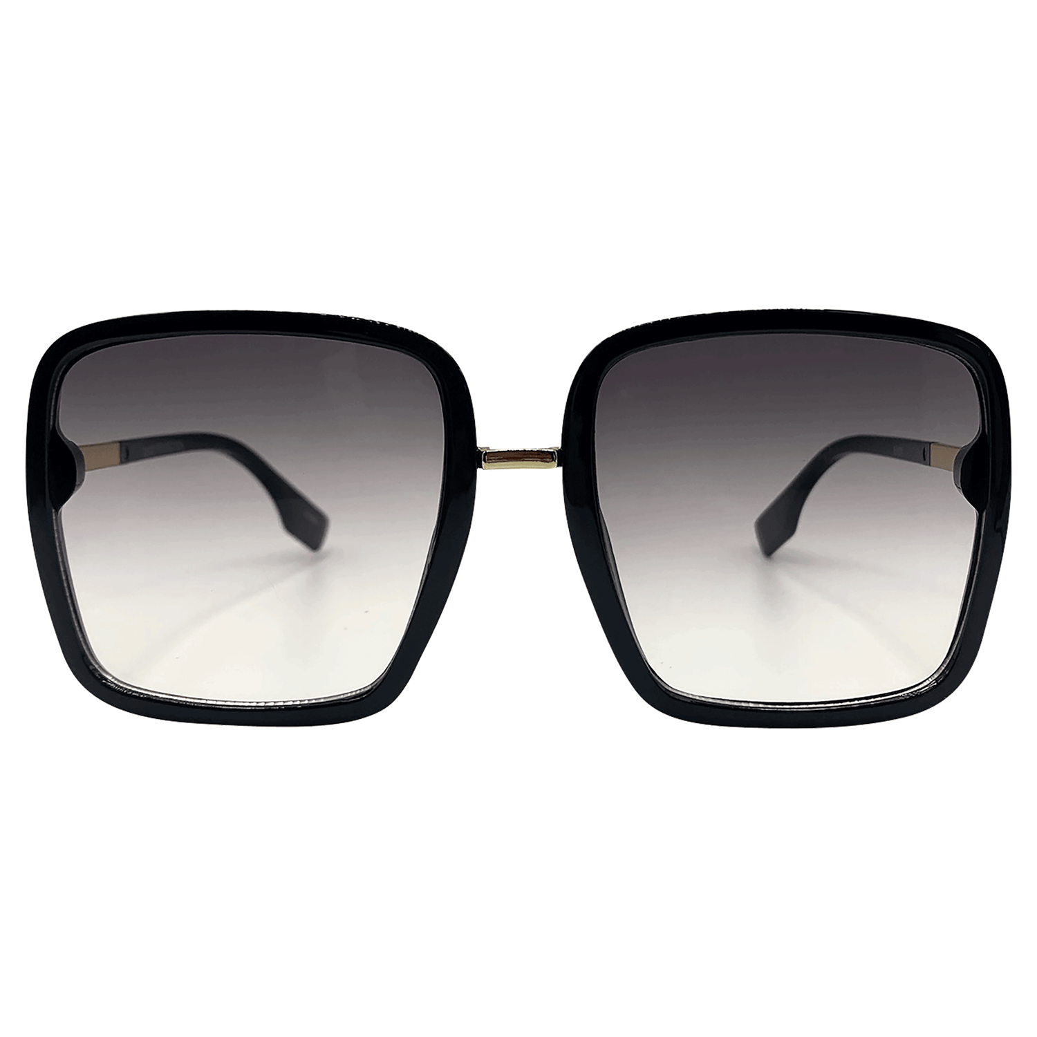 MANIFEST 70s Retro Oversized SunglassesBlack / Smoke-Giant Vintage Eyewear