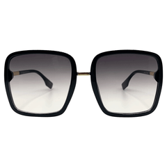 MANIFEST 70s Retro Oversized SunglassesBlack / Smoke-Giant Vintage Eyewear