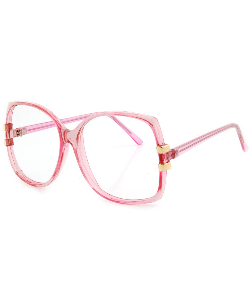martinique pink clear sunglasses