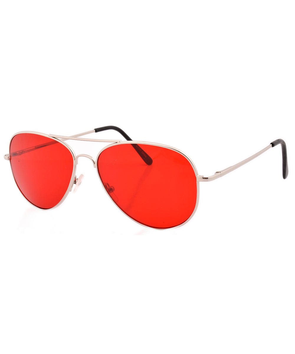 the master red sunglasses