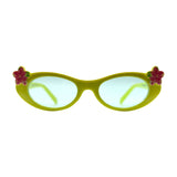 Kids ⭐️ MAUI Green Cat-Eye-Giant Vintage Eyewear