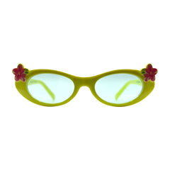 Kids ⭐️ MAUI Green Cat-Eye-Giant Vintage Eyewear