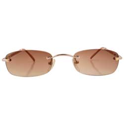 megafly gold brown sunglasses