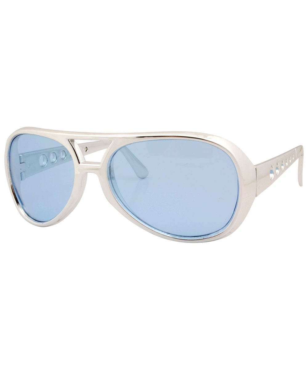 melvis blue sunglasses