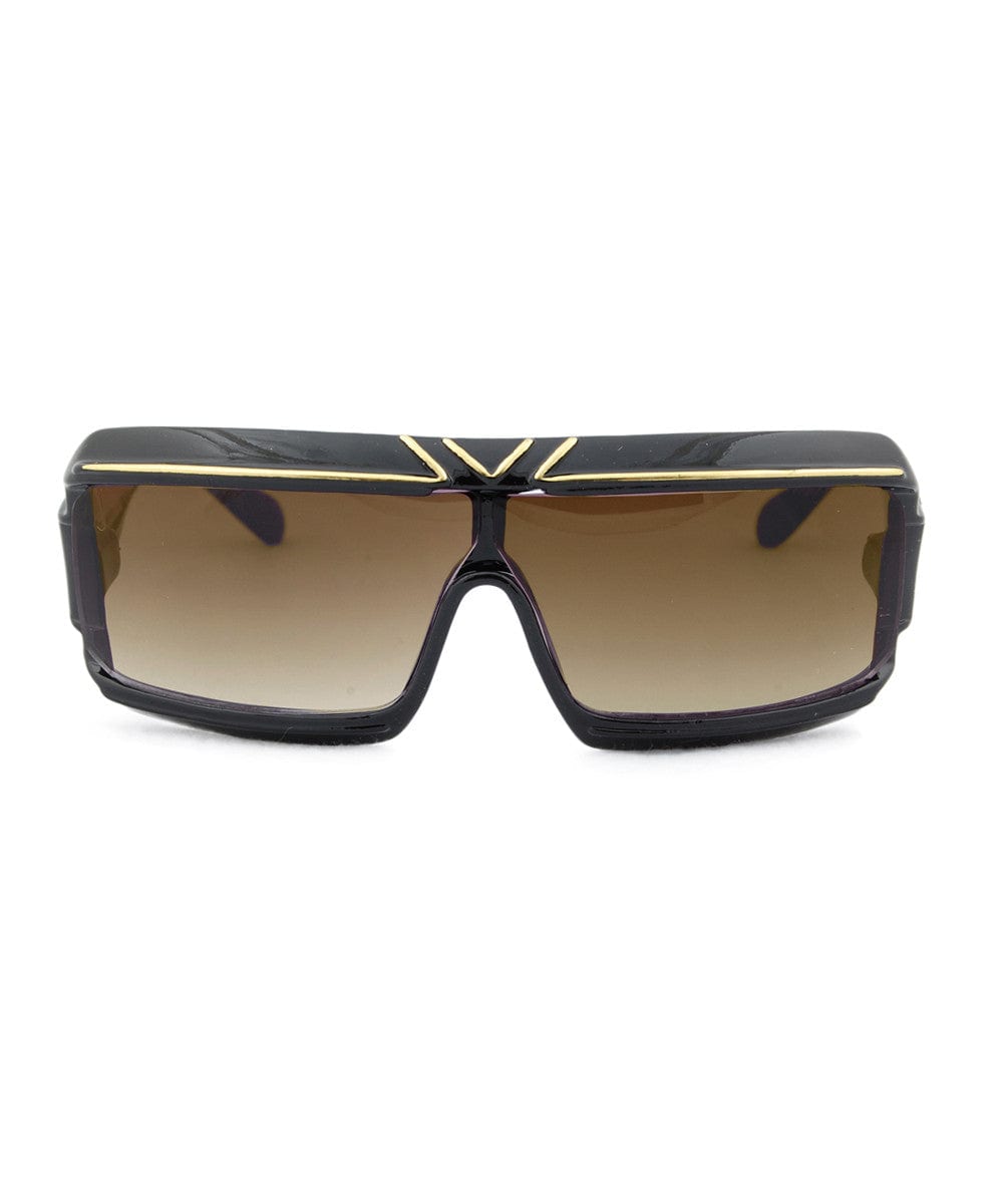 metrix black amber sunglasses