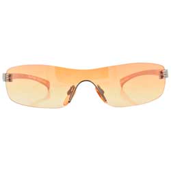 micro wave orange sunglasses