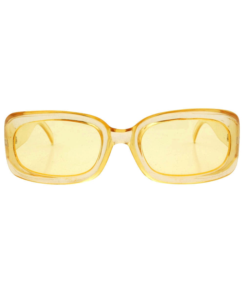 milky yellow sunglasses