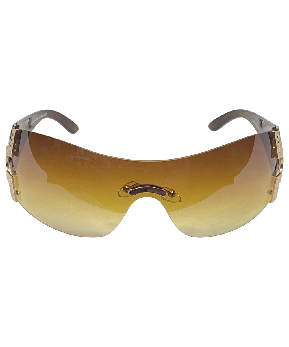 MINI NIKKI Amber Shield Sunglasses