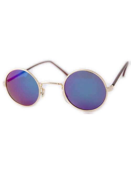 moon gold blue sunglasses