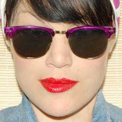 prep purple sunglasses