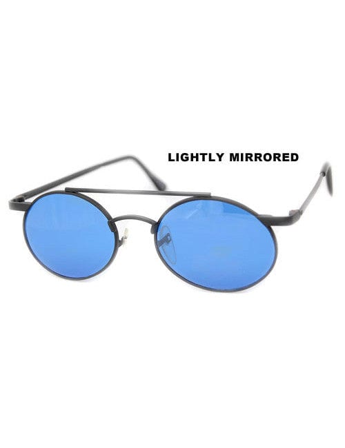 novella black blue sunglasses