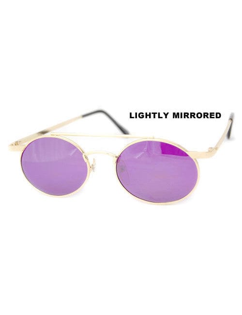 novella gold purple sunglasses