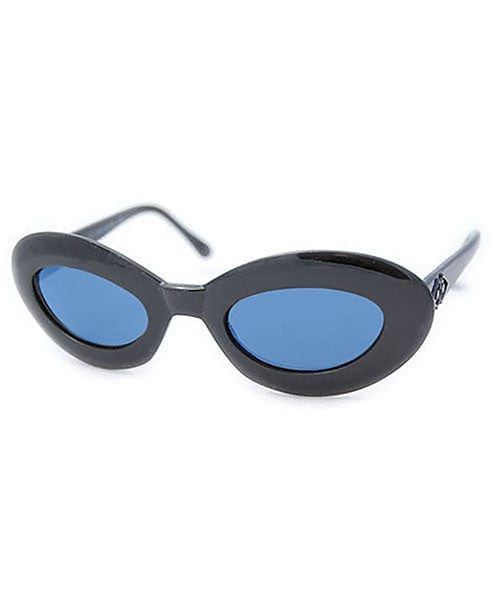 object black blue sunglasses