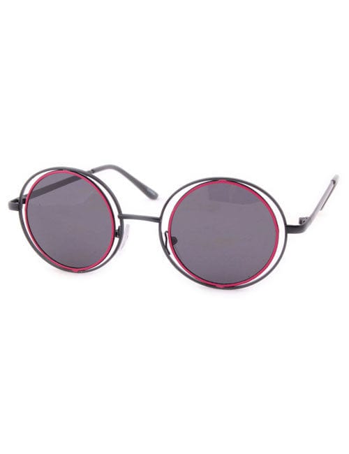 obscura pink circle sunglasses