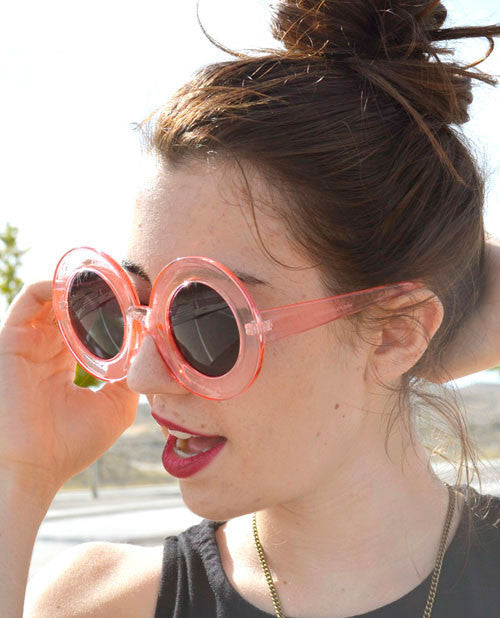 omg pink sunglasses