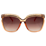 OPHELIA Cat-Eye SunglassesCrystal Peach-Giant Vintage Eyewear
