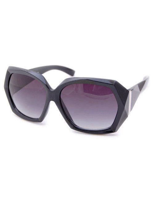 origami black sunglasses