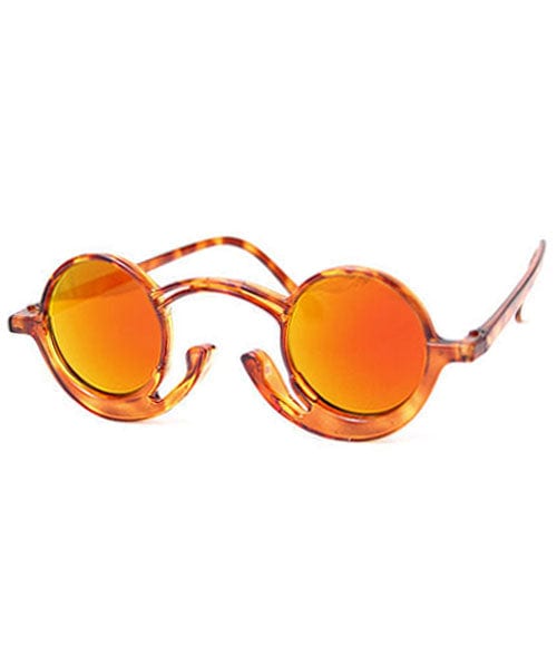 ORSON Demi/Fire Round Sunglasses