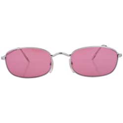 outsider pink silver sunglasses