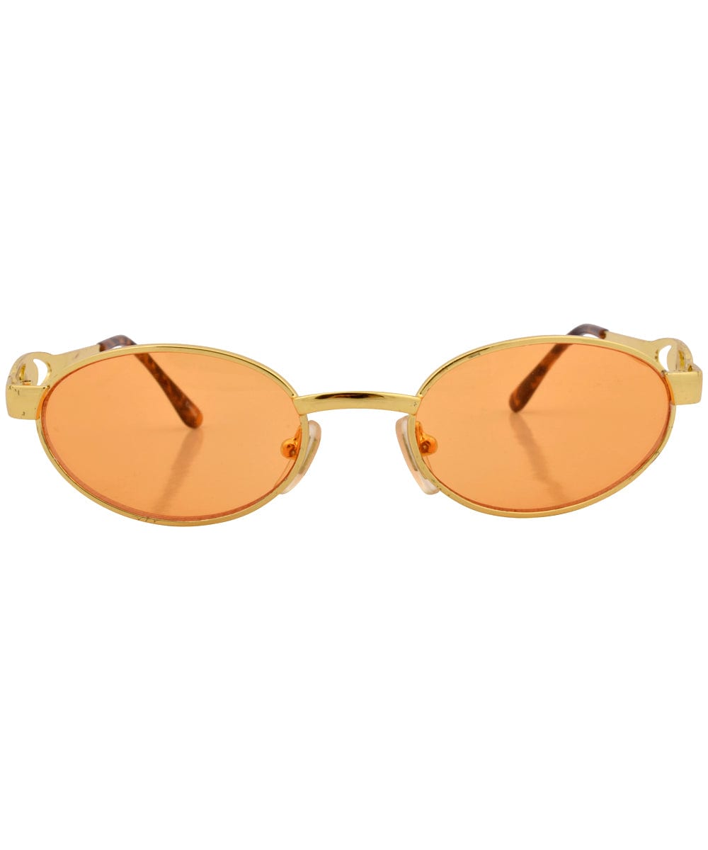 overt orange gold sunglasses