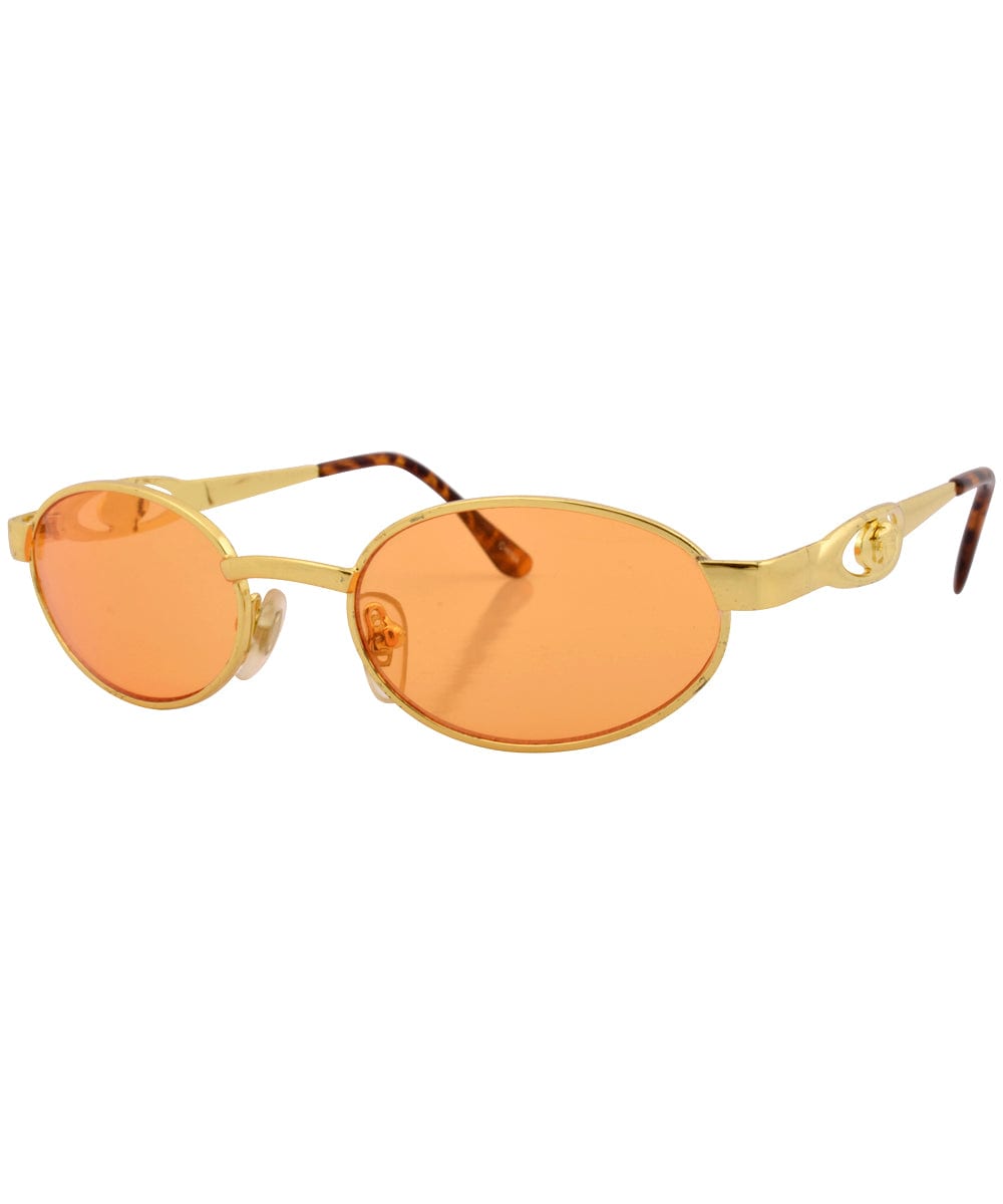 overt orange gold sunglasses