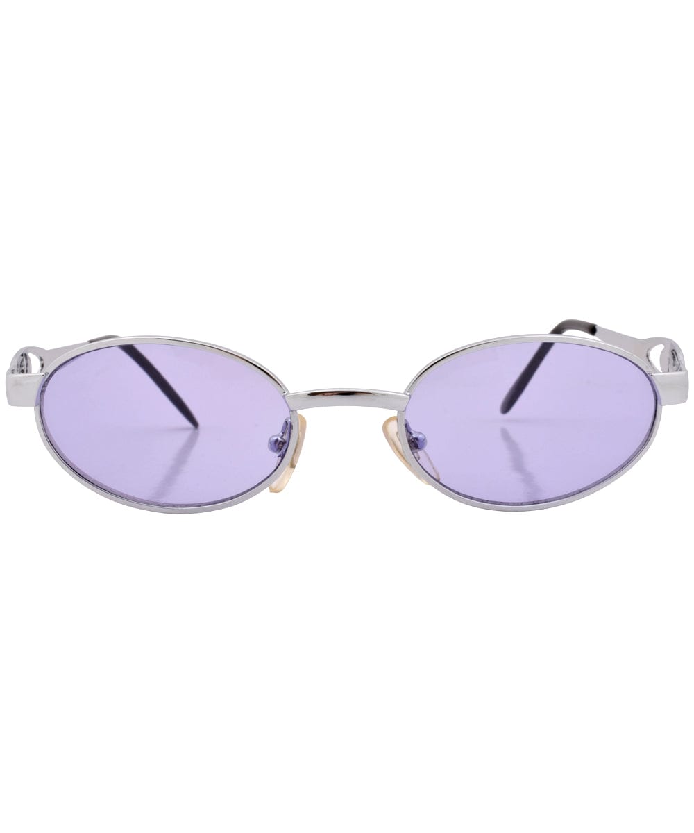 overt purple silver sunglasses