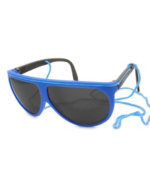 FLUOROPA Blue 90s Beach Sunglasses