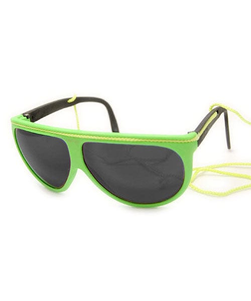 FLUOROPA Green Neon Sunglasses