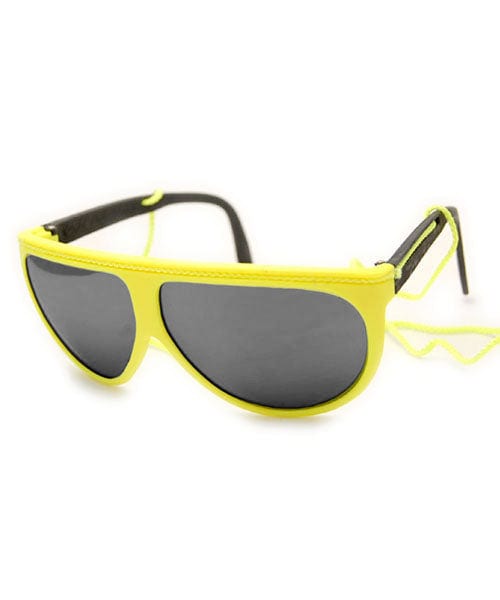 FLUOROPA Yellow 90s Sunglasses