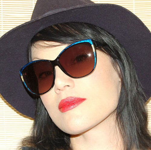 simone blue sunglasses