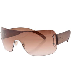 PACHE Rimless Shield Sunglasses-Giant Vintage Eyewear