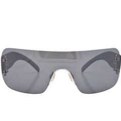 PACHE Rimless Shield SunglassesSuper Dark-Giant Vintage Eyewear