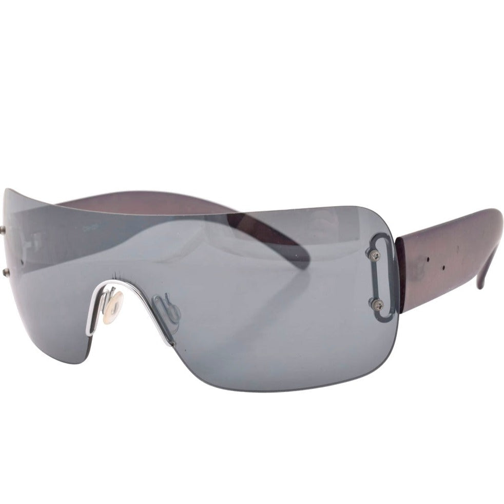 PACHE Rimless Shield Sunglasses-Giant Vintage Eyewear