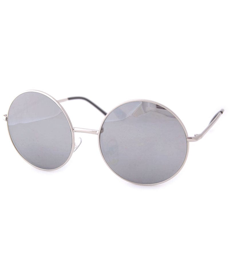 pancakes silver mirror sunglasses