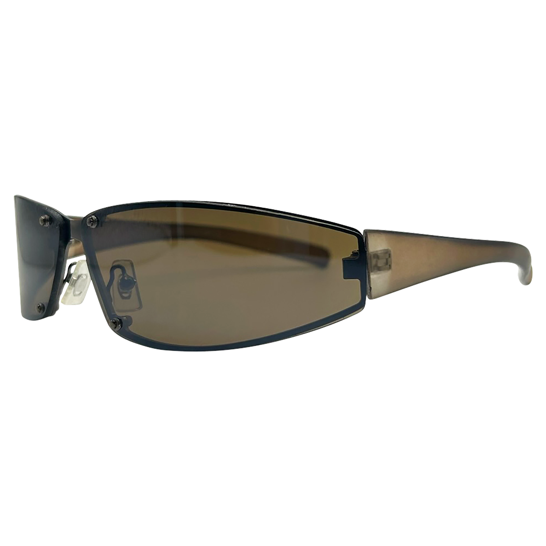 PAPYRUS Brown Sporty Wraparound Sunglasses