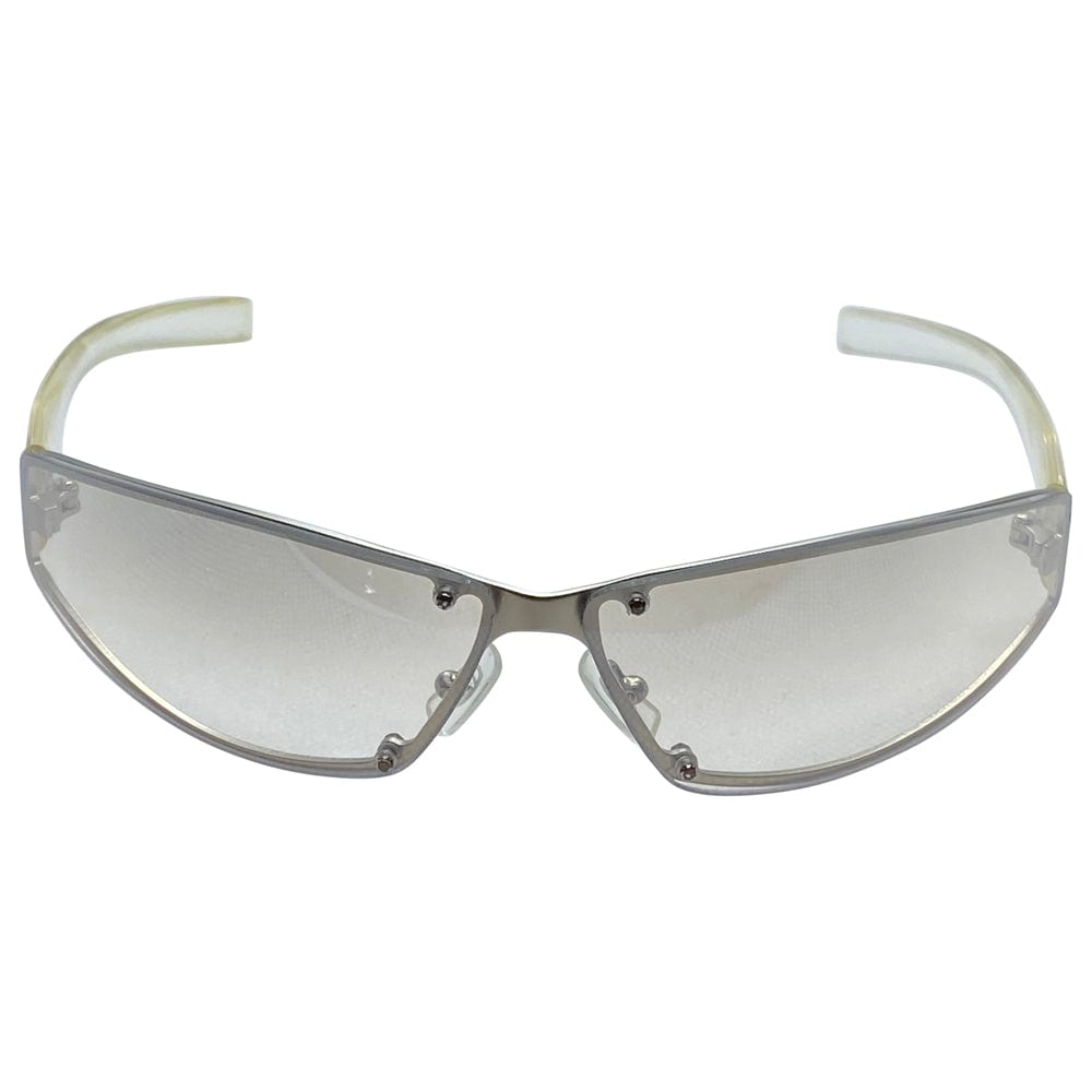 PAPYRUS Clear/Flash Sporty Wraparound Sunglasses