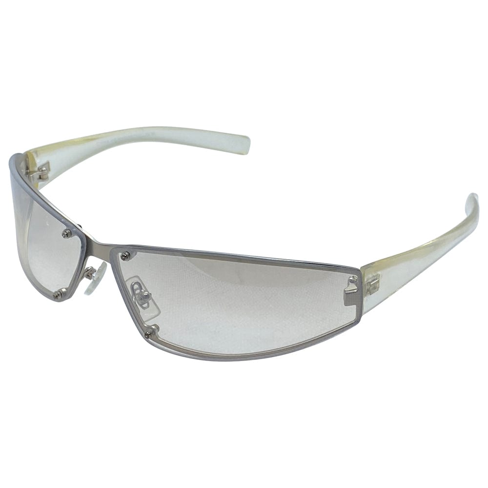 PAPYRUS Clear/Flash Sporty Wraparound Sunglasses
