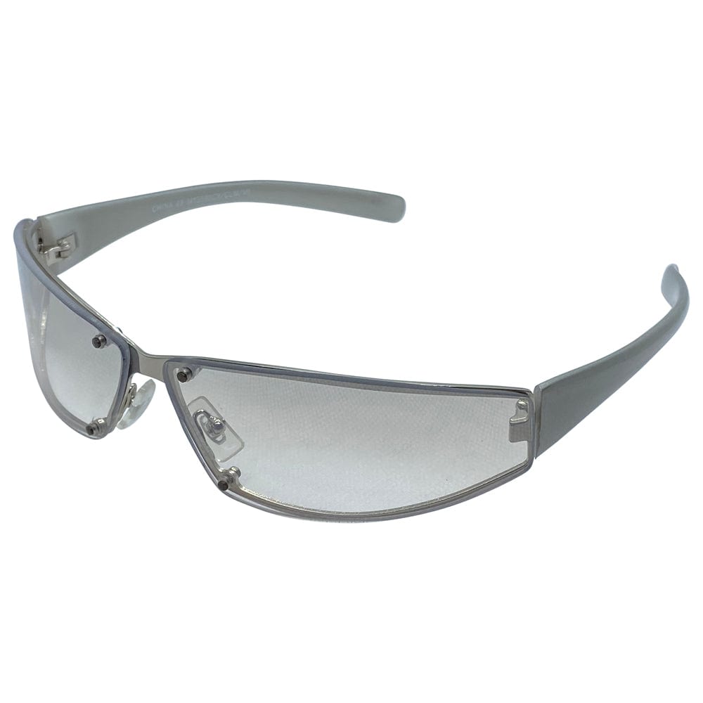 PAPYRUS Silver/Flash Sporty Wraparound Sunglasses