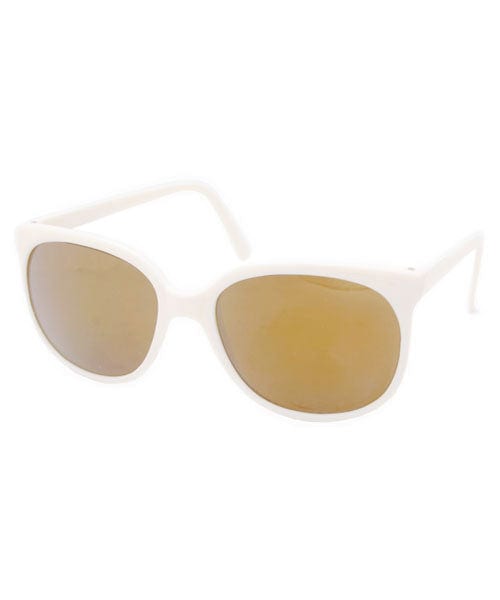 parrot white mirror sunglasses
